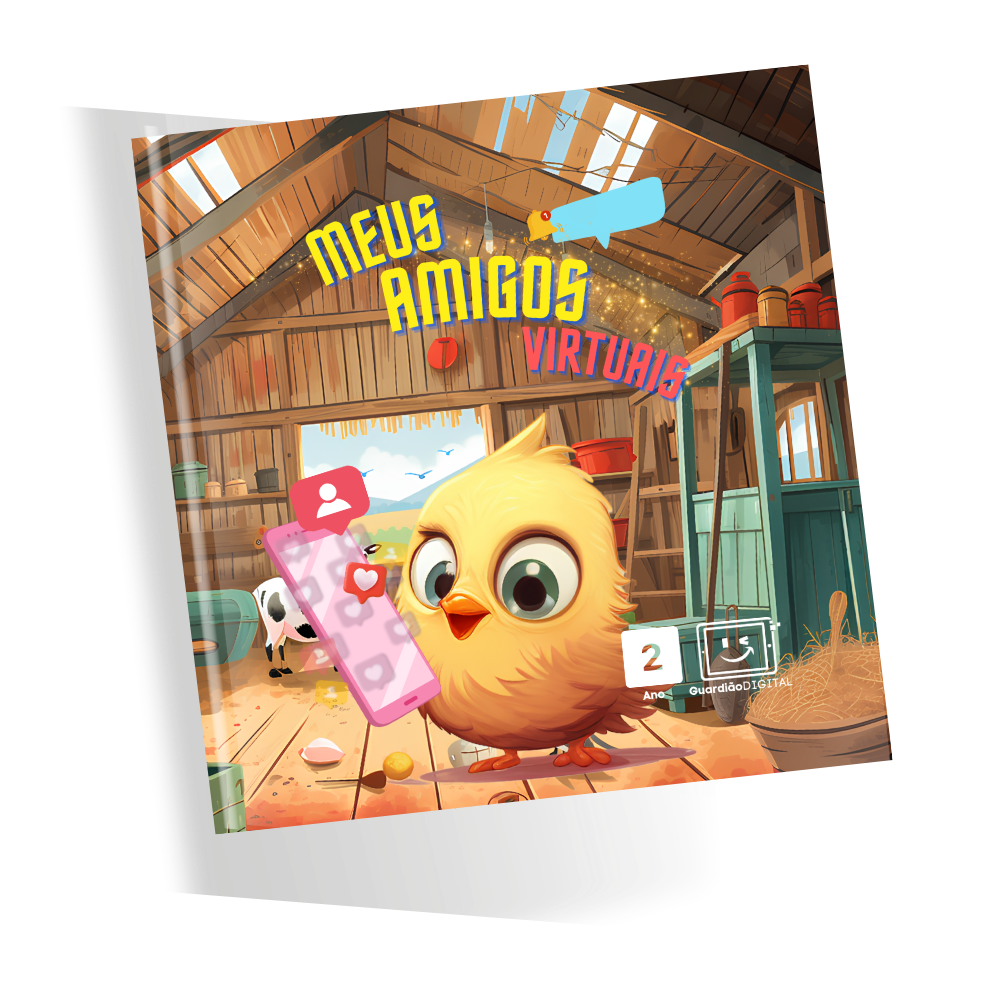 Livro Meus Amigos Virtuais, material do aluno do Guardião Digital